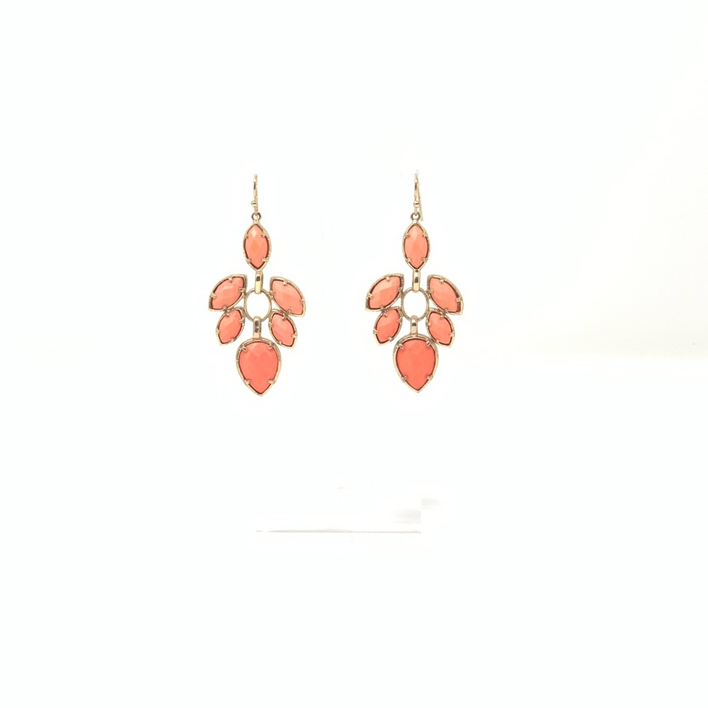 Kendra Scott Vintage Earrings in Coral